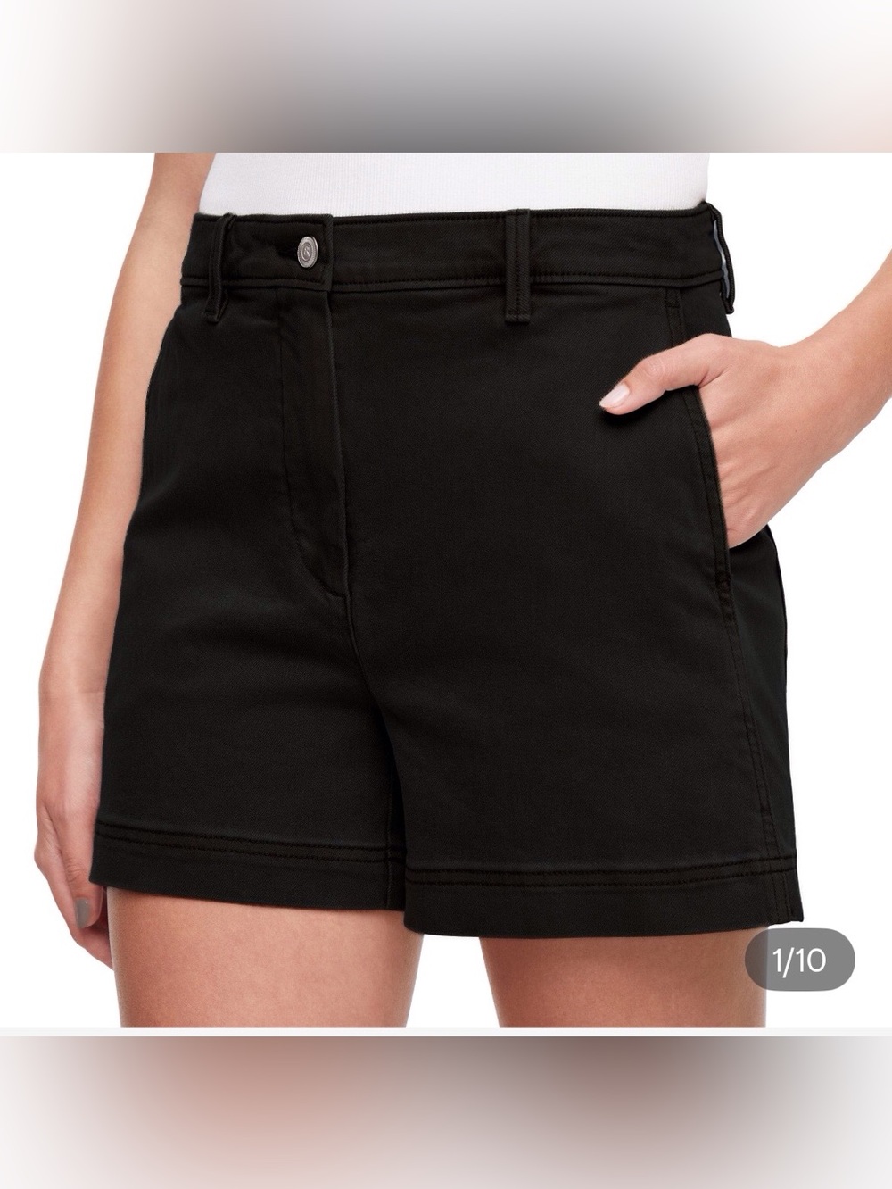 Banana republic Women’s Black Casual stetch Jean Shorts